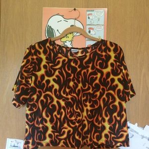 Vintage Flame Crop Top